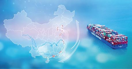 总理视察世界大港，身后这艘船为何如此亮眼？国内贸易的强劲脉动